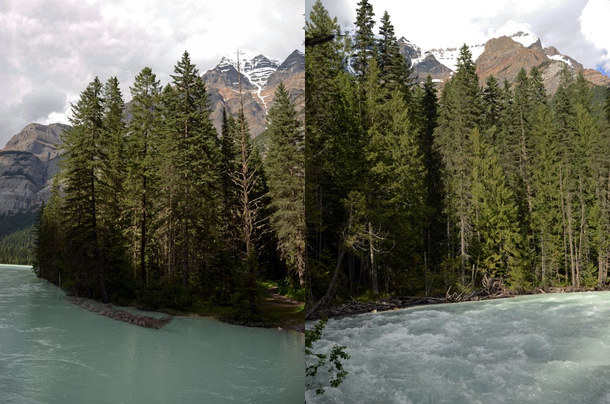 25 Robson River With Mount Robson From Berg Lake Trail Between Kinney Lake And Parking Lot